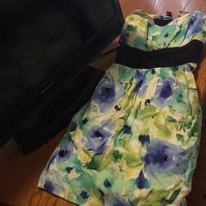 Flower dress with straps